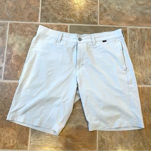 Travis Matthew Light Grey Golf Shorts | Size 36W